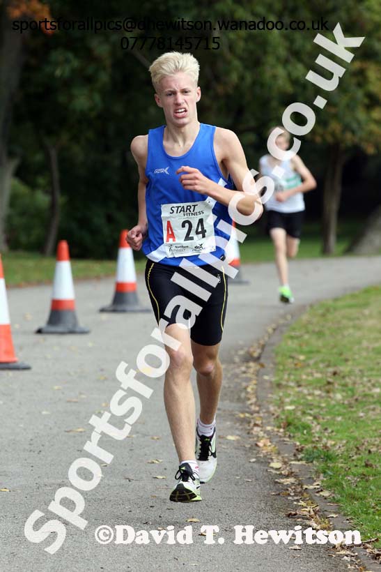 Boys under-15s, Northern Road Relays, Blackpool. Photo: David T. Hewitson/Sports for All Pics